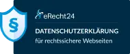 Siegel eRecht 24 Datenschutz